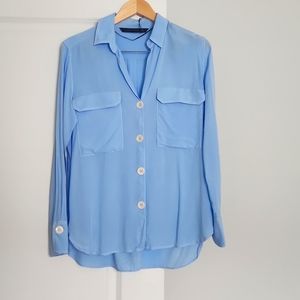 Zara bottom down shirt
